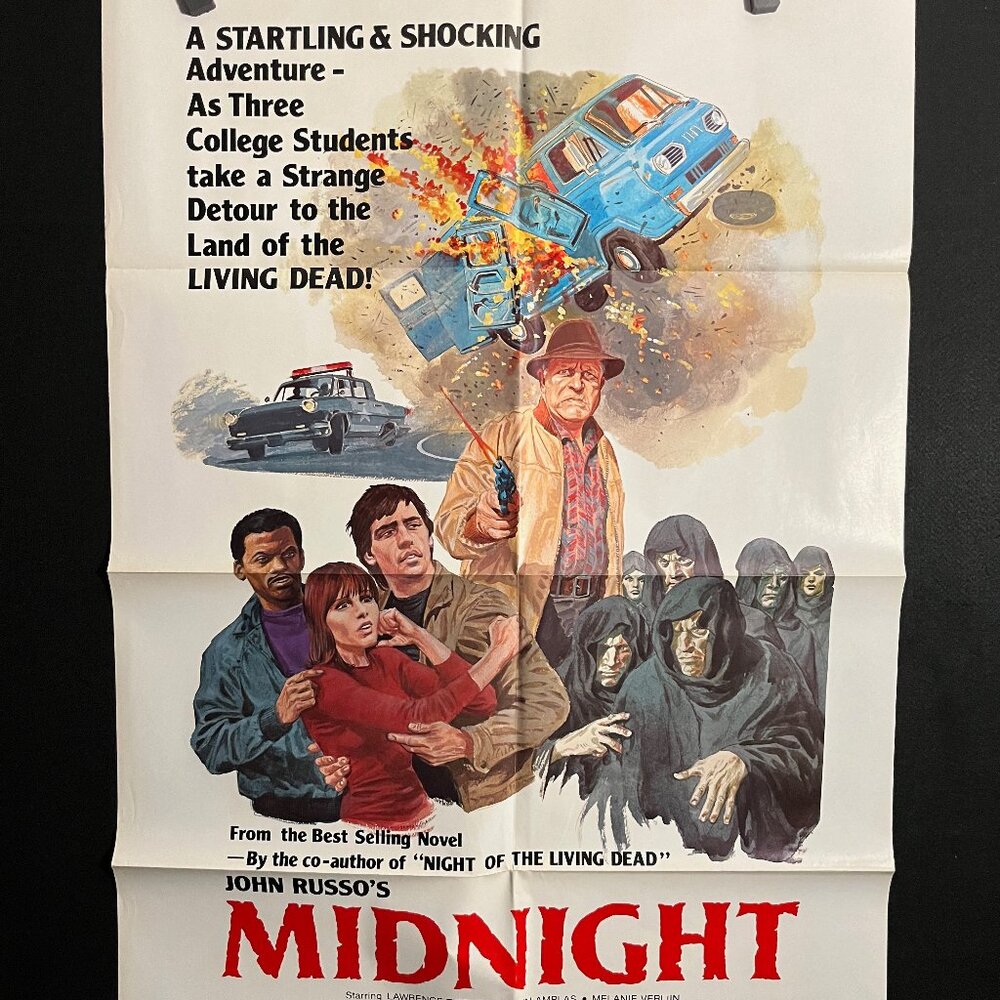 Midnight 1982 One Sheet Movie Poster John Russo Night of The Living Dead Horror